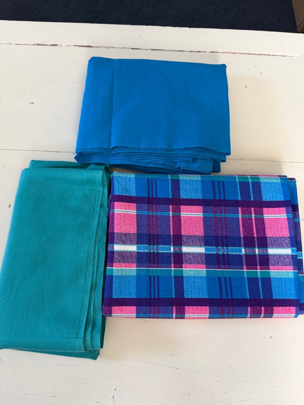 Bright fabric yardage bundle